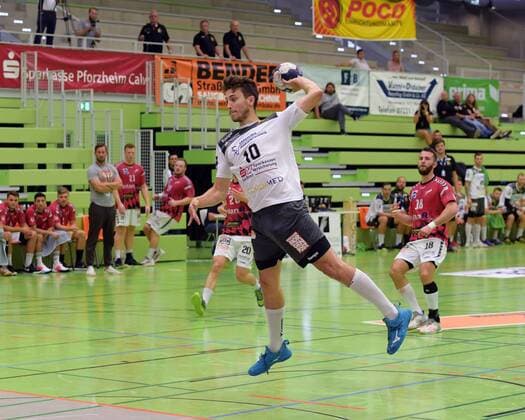 Mils Gugisch ELB DHB Cup, TuS Fuerstenfeldbruck HC Elbflorenz 2006, 17 08 2019 Pforzheim, Germany Copyright: xEibner-Pressefoto Ripbergerx EP_RIP
