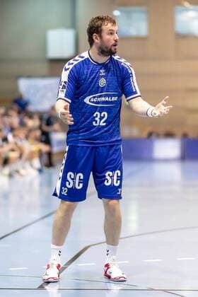 Robin Haller No 32, VfL Gummersbach is depressed depressed disappointed VfL Gummersbach vs. VfL Luebeck Schwartau, Handball, DHB Cup, 17 08 19 Luebeck Schleswig Holstein Germany Copyright: xAgentur54Gradx xFelixxKoenigx