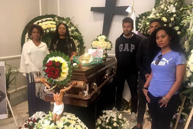 August 17, 2019 EUM20190817DEP10 JPG MEXICO CITY DeathDeath Jose Napoles August 17, 2019 The former Cuban Mexican boxer Jose Ãngel Mantequilla Napoles, deceased on Friday, was watched in the company of his family and friends at a funeral home located in the capital of the country Photo Agency EL UNIVERSALEELG Latin News August 17, 2019  - ZUMAu78_ 20190817_zaf_u78_017 Copyright: xElxUniversalx