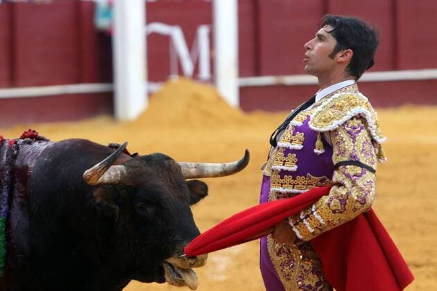 Bilder des Jahres 2019, Sport 08 August August 17, 2019, Malaga, Spain: Malaga matador CAYETANO RIVERA ORDONEZ continues in its unstoppable summer. Another triumph, this time in Malaga, where he cut off three ears and went out on shoulders. Malaga Bullfighter Cayetano - ZUMAc161 20190818_zap_c161_006 Copyright: xLorenzoxCarnerox