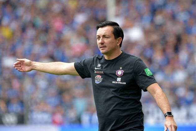 17 08 2019 pmk NB150584 Soccer Men 2 Bundesliga Season 2019 2020 FC Erzgebirge Aue Daniel MEYER Trainer Aue