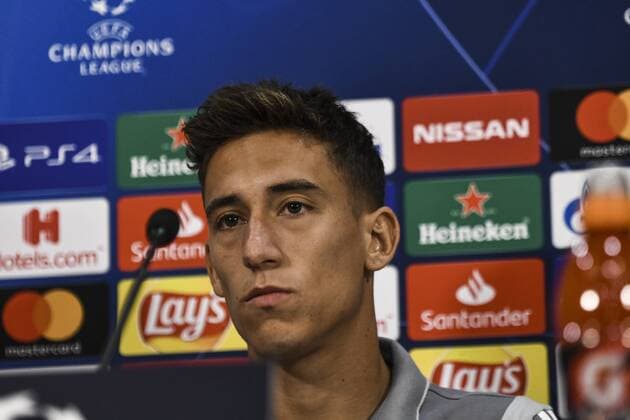 August 20, 2019, Athens, Greece, Greece: Olympiakos s Kostas Tsimikas attends a press conference, PK, Pressekonferenz at Karaiskaki stadium in Piraeus, Olympiakos will face Krasnodar in the UEFA Champions League Play-offs first leg match on 21 August 2019. Olympiakos press conference in Athens, Greece - 20 Aug 2019 - ZUMAs197 20190820_zaa_s197_020 Copyright: xDimitrisxLampropoulosx