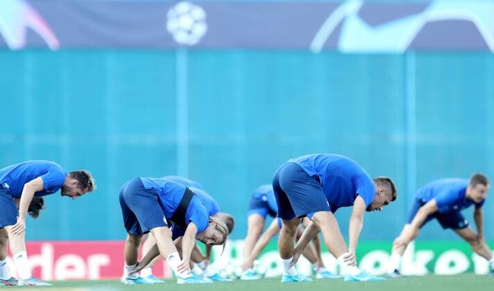 PXL_Training session GNK Dinamo 20.08.2019., Zagreb, Croatia - Training of GNK Dinamo ahead of UEFA Champions League play off, 1st leg against Rosenborg BK.  SanjinxStrukic PIXSELL