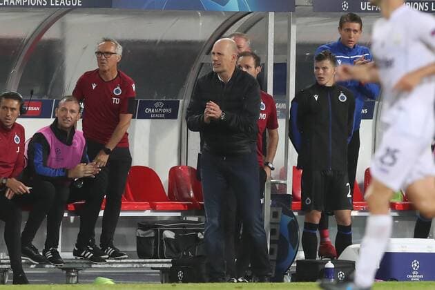 Club Brugge s head coach Philippe Clement pictured during the match of Belgian soccer team Club Brugge KV against Austrian team LASK Linz in the first leg of the play-offs for the UEFA Champions League, in Linz, Austria, Tuesday 20 August 2019. BRUNOxFAHY  x05646319x