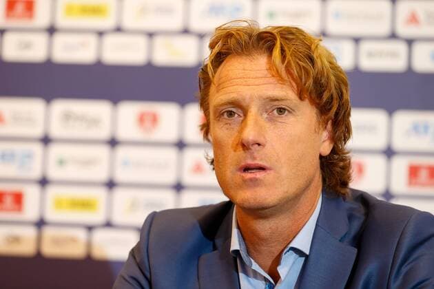 Dick Norman pictured during a press conference, PK, Pressekonferenz on the upcoming European Open ATP, Tennis Herren Antwerp tennis tournament, Wednesday 21 August 2019 in Antwerp. This year s edition of the tournament is taking place from 14 to 20 October. NICOLASxMAETERLINCK  x05646456x