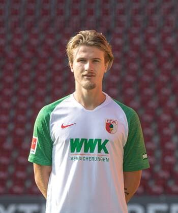 Tin Jedvaj FC Augsburg 1907 1 BL, portrait date 2019 2020,