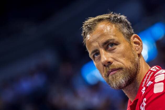 Handball Pixum Supercup SG Flensburg Handewitt against THW Kiel on Wednesday, 21 August 2019 at the ISS Dome in Düsseldorf Coach Maik Machulla Flensburg Handewitt Pixum Handball Supercup 2019