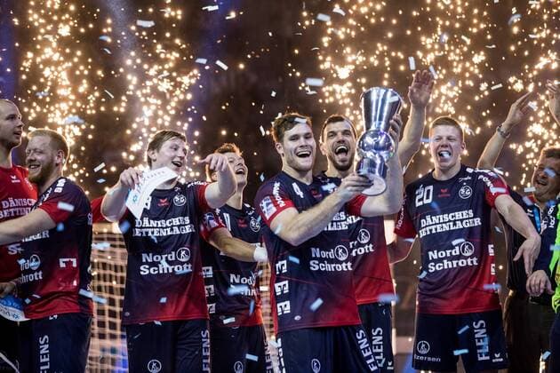 Pixum Super Cup 2019, SG Flensburg Handewitt THW Kiel, 21 08 2019 The winners of the Pixum Super Cup 2019 The SG Flensburg Handewitt, Pixum Super Cup 2019, SG Flensburg Handewitt THW Kiel, ISS Dome, Duesseldorf Copyright: xBEAUTIFULxSPORTS Wunderlx