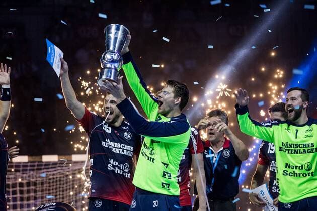 Pixum Super Cup 2019, SG Flensburg Handewitt THW Kiel, 21 08 2019 The winners of the Pixum Super Cup 2019 The SG Flensburg Handewitt, Pixum Super Cup 2019, SG Flensburg Handewitt THW Kiel, ISS Dome, Duesseldorf Copyright: xBEAUTIFULxSPORTS Wunderlx