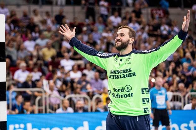 Pixum Super Cup 2019, SG Flensburg Handewitt THW Kiel, 21 08 2019 Benjamin Buric 1, SC Flensburg Handewitt , Pixum Super Cup 2019, SG Flensburg Handewitt THW Kiel, ISS Dome, Duesseldorf Copyright: xBEAUTIFULxSPORTS Wunderlx