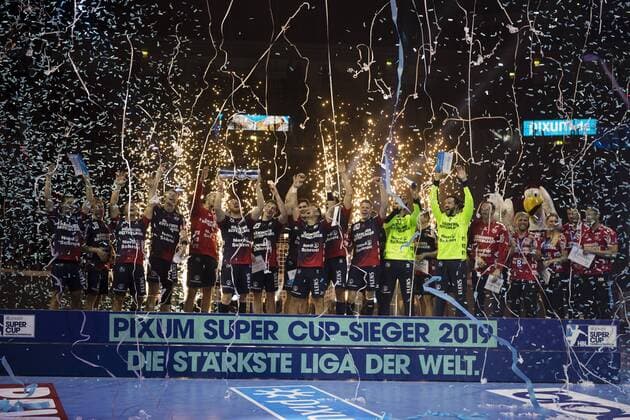SG Flensburg Handewitt vs. THW Kiel Fixum Super Cup 2019, 21 8 2019 SG Flensburg Handewitt vs. THW Kiel Winner SG Flensburg Handewitt