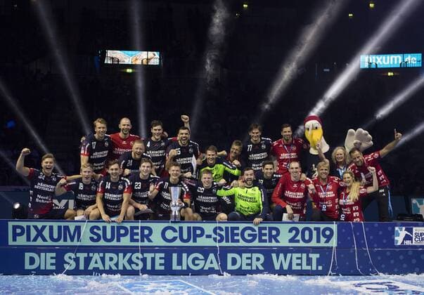 SG Flensburg Handewitt vs. THW Kiel Fixum Super Cup 2019, 21 8 2019 SG Flensburg Handewitt vs. THW Kiel Winner SG Flensburg Handewitt