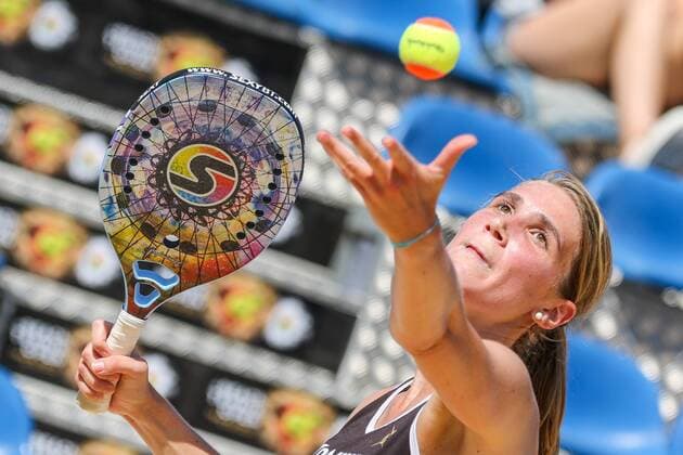Sophie Schmidt, Beach Tennis, German Championships and ITF Beach Tennis Saarlouis 2019, Kleiner Markt in Saarlouis, 22 08 2019,
