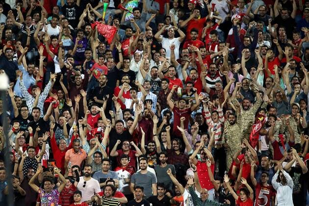 Persian Gulf Pro League match between Perspolis FC and Pars Jam FC at Azadi Stadium on Agu 22, 2019 in Tehran, Iran. Photo by Amirhossein Kheirkhah 
