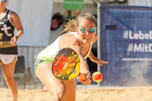 Louisa SCHLOUSSEN, Beach Tennis, German Championships and ITF Beach Tennis Saarlouis 2019, Kleiner Markt in Saarlouis, 23 08 2019,