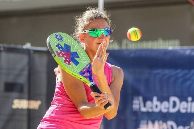 Sarah Kristin FRICKE, Beach Tennis, German Championships and ITF Beach Tennis Saarlouis 2019, Kleiner Markt in Saarlouis, 23 08 2019,