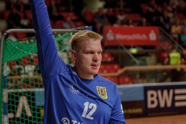 3 HBL North West, VFL Eintracht Hagen HSG Bergische Panther, Hagen, 23 8 2019 Nils Dresrüsse Eintracht Hagen , VFL Eintracht Hagen HSG Bergische Panther on 23 8 2019 in the Krollmann Arena, Hagen Copyright: xBEAUTIFULxSPORTS MarcxJungex