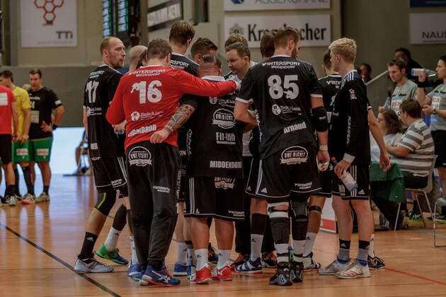 3 HBL North West, VFL Eintracht Hagen HSG Bergische Panther, Hagen, 23 8 2019 Team Bergische Panther, VFL Eintracht Hagen HSG Bergische Panther on 23 8 2019 in the Krollmann Arena, Hagen Copyright: xBEAUTIFULxSPORTS MarcxJungex