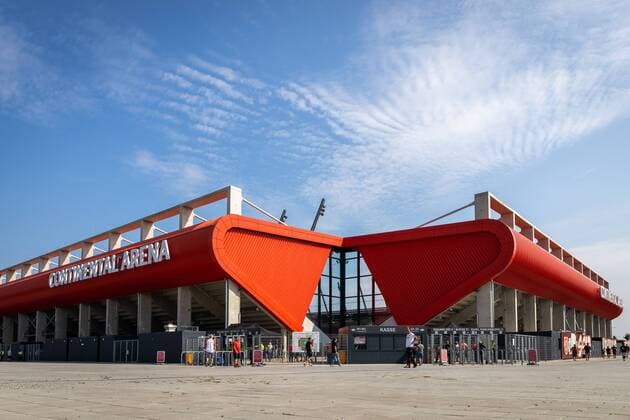 24 08 2019, Soccer, GER, Season 2019 2020, 2 Bundesliga, 4 Matchday, SSV Jahn Regensburg Arminia Bielefeld Exterior view of the Continental Arena before the game DFL REGULATIONS PROHIBIT ANY USE OF PHOTOGRAPHS AS IMAGE SEQUENCES AND OR QUASI VIDEO