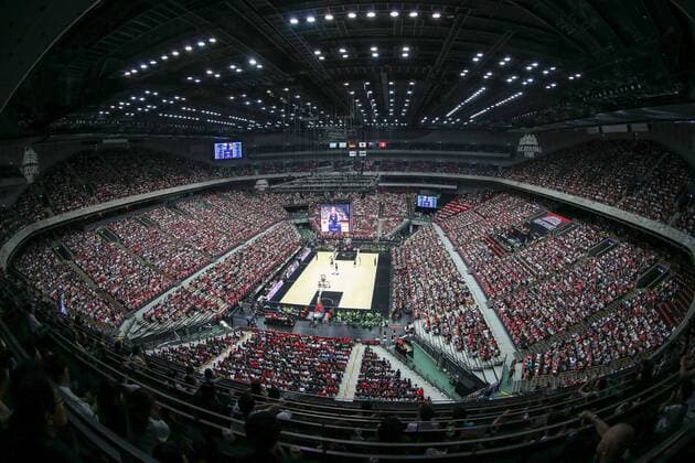 Sold out hall at test match, Japan vs. Germany, Basketball, test match, FIBA World Cup 2019, 24 08 2019 Saitama Tokyo Japan Copyright: xkolbert-press MatthiasxStickelx