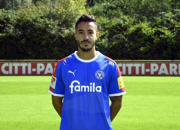 Salim Khelifi Holstein Kiel 2 BL, portrait date 2019 2020, football, men, 24 08 19 Kiel NLZ Projendorf Kiel Germany