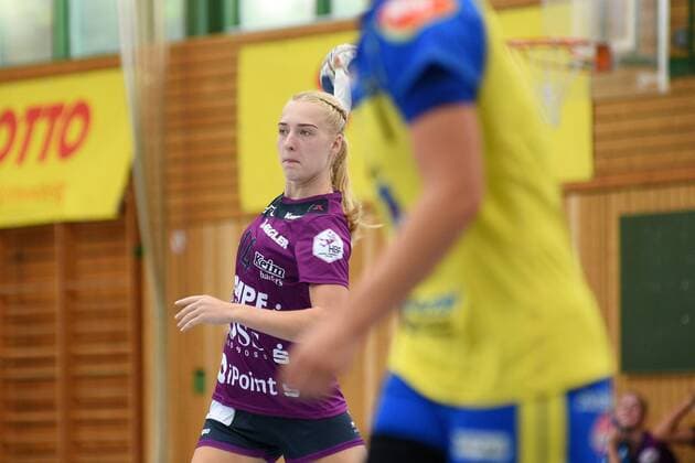 Rebecca Rott TusSies Metzingen 14 DHB, Handbal, Women, Preparation , Tournament , Lotto Cup, Ludwigsburg, 24 08 2019, Photo TBaur Eibner 28 International Womens Handball Tournament Lotto Cup Ludwigsburg Copyright: xEIBNER TobiasxBaurx EP_TBR