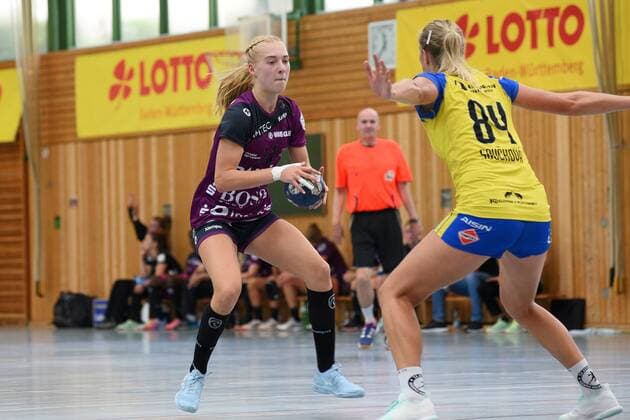 Rebecca Rott TusSies Metzingen 14 DHB, Handbal, Women, Preparation , Tournament , Lotto Cup, Ludwigsburg, 24 08 2019, Photo TBaur Eibner 28 International Womens Handball Tournament Lotto Cup Ludwigsburg Copyright: xEIBNER TobiasxBaurx EP_TBR