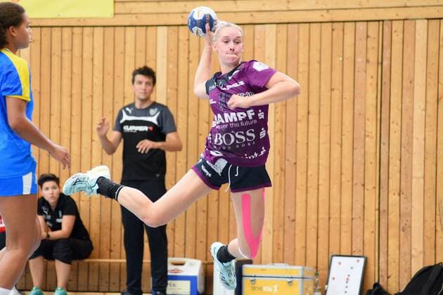 Lena Degenhardt TusSies Metzingen 10 DHB, Handbal, Women, Preparation , Tournament , Lotto Cup, Ludwigsburg, 24 08 2019, Photo TBaur Eibner 28 International Womens Handball Tournament Lotto Cup Ludwigsburg Copyright: xEIBNER TobiasxBaurx EP_TBR