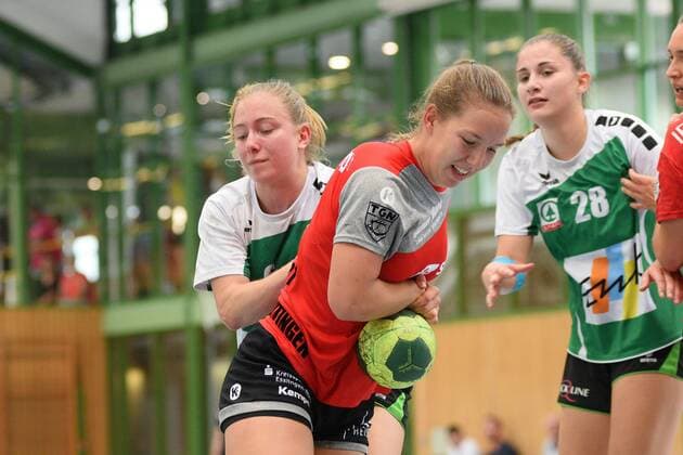 Sara Kuhrt TG Nuertingen 2 DHB, Handbal, Women, Preparation , Tournament , Lotto Cup, Ludwigsburg, 24 08 2019, Photo TBaur Eibner 28 International Ladies Handballturnier Lotto Cup Ludwigsburg Copyright: xEIBNER TobiasxBaurx EP_TBR