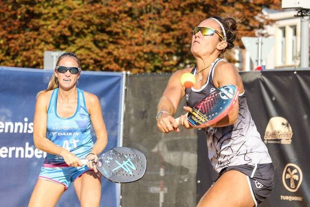 Mareike BIGLMAER GER and Rafaella MIILLER BRA , ITF Beach Tennis Open Saarlouis 2019, Small Market in Saarlouis, 24 08 2019,