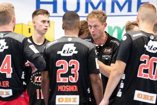 24 08 2019 Handball Season 2019 2020 3 League HC Erlangen HCE U23 TV Hochdorf ThHa Tobias Wannenmacher Trainer HC Erlangen II