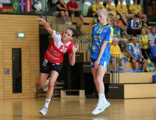 BAU 24 08 2019 Handball 28 Lotto Cup, SG, SG Schozach Bottwartal vs. HC Leipzig, Svenja Kaufmann Bottwartal, left