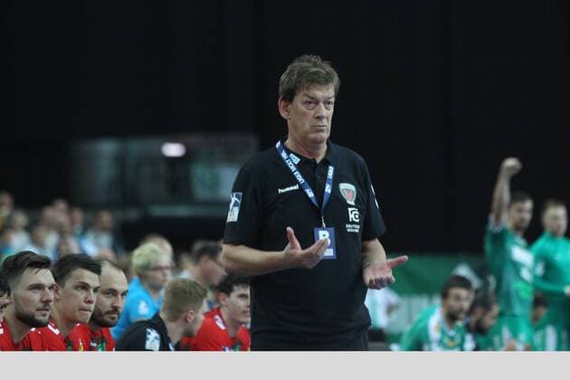 SC DHfK Leipzig vs Fuechse Berlin, Liqui Moly HBL, 25 08 19 Handball, 1 Bundesliga, Season 2019 2020, 1 Matchday SC DHfK Leipzig vs Fuechse Berlin on 25 08 19 in the Arena Leipzig In the picture Trainer Velimir Petkovic Fuechse Berlin Copyright: xBEAUTIFULxSPORTS JanxKaeferx