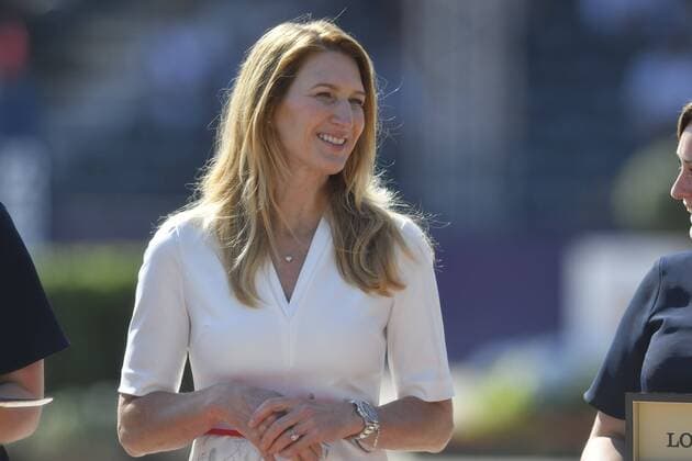 Bilder des Jahres 2019, Sport 08 August 25-08-2019 PAARDENSPORT: EUROPEES KAMPIOENSCHAP: ROTTERDAM Steffi Graf during the Longines FEI Jumping European Championship, EM, Europameisterschaft 2019 on August 25 2019 in Rotterdam, Netherlands. (Photo by Sander Chamid SCS Longines FEI Jumping European Championship xVIxVIxImagesx xSoenarxChamidxsportfotografiexIVx 201250385