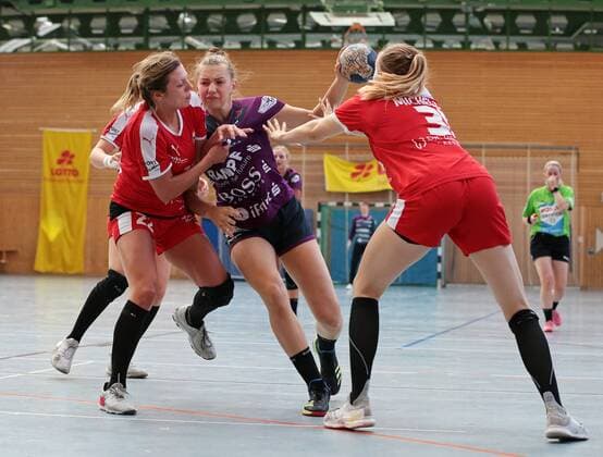 25 08 2019, Germany, Ludwigsburg, Handball Lottocup 2019, final TuS Metzingen vs Kurpfalz Bears Ketsch middle Katarina Pandza TuS