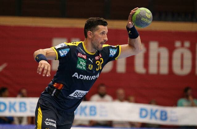 Handball, 1 Bundesliga Die Eulen Ludwigshafen Rhein Neckar Löwen, 1 matchday on 25 08 2019, season 2019 20, ZmdZ, Alexander Petersson 32, Rhein Neckar Löwen , Die Eulen Ludwigshafen Rhein Neckar Löwen