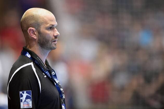 Heiko Grimm Trainer MT Melsungen , GER, MT Melsungen SG Flensburg Handewitt, Handball, 1 Bundesliga Men, 25 08 2019, GER, MT Melsungen SG Flensburg Handewitt, Handball, 1 Liga Men, 25 08 2019 Kassel Copyright: xEIBNER RolandxSippelx EP_RSL