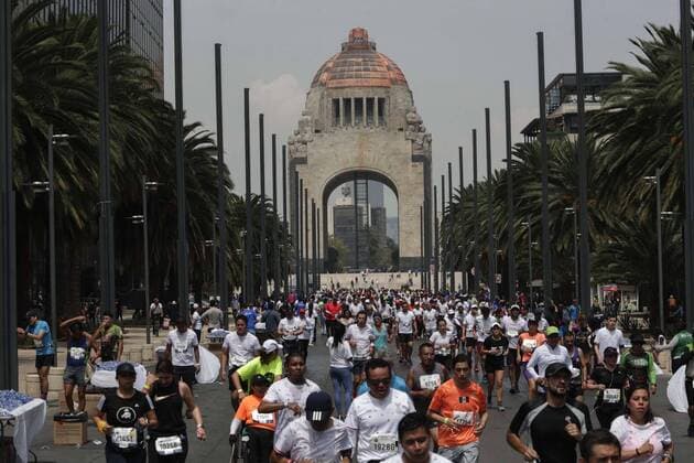 August 25, 2019 EUM20190825DEP04 JPG MEXICO CITY MarathonMarathon CDMX August 25, 2019 Aspects of the Mexico City Marathon that took place from Ciudad Universitaria to Zocalo capitalino Photo Agency EL UNIVERSALIvan StephensEELG Latin News August 25, 2019  - ZUMAu78_ 20190825_zaf_u78_014 Copyright: xElxUniversalx