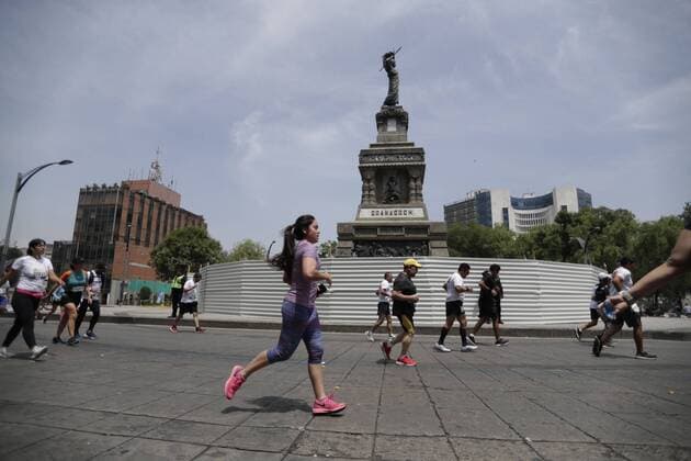 August 25, 2019 EUM20190825DEP05 JPG CITY OF MEXICO MarathonMarathon CDMX August 25, 2019 Aspects of the Mexico City Marathon that took place from Ciudad Universitaria to Zocalo capitalino Photo Agency EL UNIVERSALIvan StephensEELG Latin News August 25, 2019  - ZUMAu78_ 20190825_zaf_u78_015 Copyright: xElxUniversalx