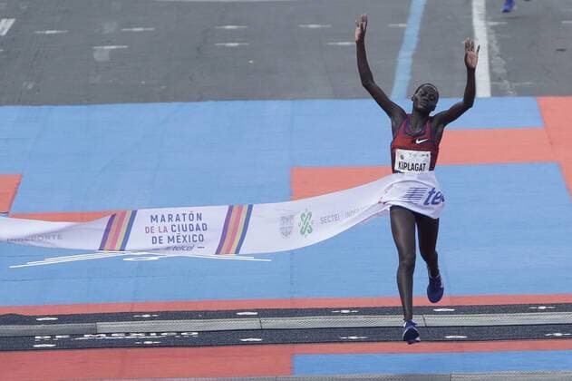 August 25, 2019 EUM20190825DEP07 JPG MEXICO CITY MarathonMarathon CDMX August 25, 2019 Aspects of the Mexico City Marathon that took place from Ciudad Universitaria to the Zocalo capitalino In the image Kenyan Vivian Kiplagat, winner of the womens branch Photo Agency EL UNIVERSALIvan StephensEELG Latin News August 25, 2019  - ZUMAu78_ 20190825_zaf_u78_018 Copyright: xElxUniversalx