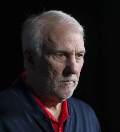BASKETBALL CANADA USA, USA coach Gregg Popovich is interviewed before the Pre-FIBA World Cup series match between Canada and the USA at Qudos Bank Arena in Sydney, Monday, August 26, 2019. ( NO ARCHIVING, EDITORIAL USE ONLY, NO USE IN BOOKS WITHOUT CONSENT SYDNEY NSW AUSTRALIA  Copyright: xCRAIGxGOLDINGx 20190826001414998716