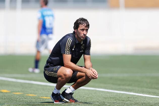 Raul Gonzalez (Real Castilla), AUGUST 25, 2019 - Football Soccer : Spanish La Liga Segunda Division B Group 1 match between Las Rozas CF 1-1 Real Madrid Castilla at the Polideportivo Municipal Navalcarbon in Las Rozas, Spain. Noxthirdxpartyxsales  (110517724)