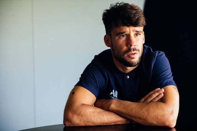Juan Bernat, 26, is a Spanish footballer playing in the left-back position. He has been playing with Paris Saint-Germain since August 31, 2018. Interview conducted at the Camp des Loges in the Paris suburbs.  JanxSchmidt-Whitley LexPictorium LePictorium_0213045