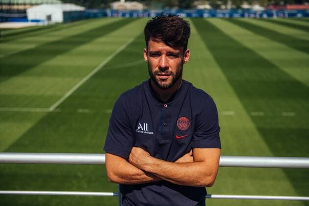 Juan Bernat, 26, is a Spanish footballer playing in the left-back position. He has been playing with Paris Saint-Germain since August 31, 2018. Interview conducted at the Camp des Loges in the Paris suburbs.  JanxSchmidt-Whitley LexPictorium LePictorium_0213066