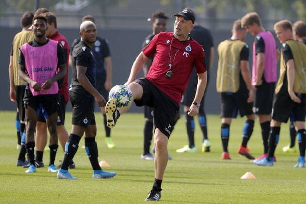WESTKAPELLE, BELGIUM - AUGUST 27 : Philippe Clement head coach of Club Brugge pictured during a training session prior the UEFA Champions League play-offs 2nd leg match between Club Brugge and LASK on August 27, 2019 in Westkapelle, Belgium, 27 08 2019 FOOTBALL : Entrainement Club Bruges - 27 08 2019 PhotoNews Panoramic 