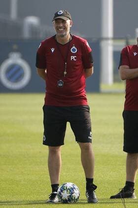 WESTKAPELLE, BELGIUM - AUGUST 27 : Philippe Clement head coach of Club Brugge pictured during a training session prior the UEFA Champions League play-offs 2nd leg match between Club Brugge and LASK on August 27, 2019 in Westkapelle, Belgium, 27 08 2019 FOOTBALL : Entrainement Club Bruges - 27 08 2019 PhotoNews Panoramic 