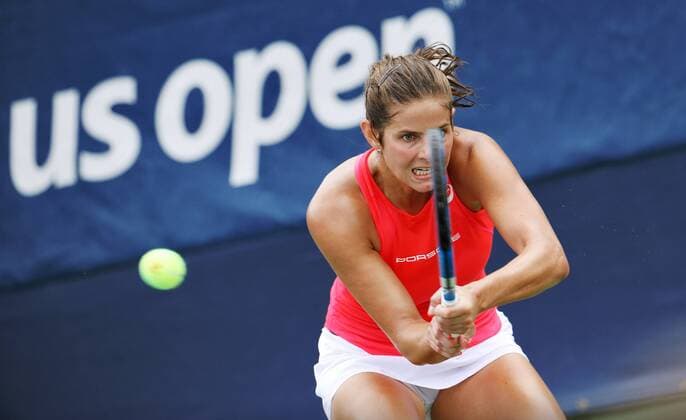 TENNIS - WTA, Tennis Damen US Open 2019 NEW YORK CITY,NEW YORK,USA,27.AUG.19 - TENNIS - WTA Tour, US Open, Grand Slam, Flushing Meadows. Image shows Julia Goerges (GER). GEPAxpictures xMatthiasxHauer