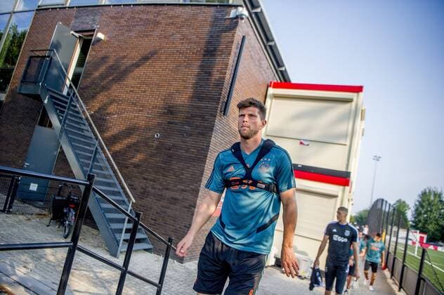 27-08-2019 VOETBAL: TRAINING EN PERSCONFERENTIE AJAX: AMSTERDAM Klaas Jan Huntelaar Foto: SCS Michel Utrecht xVIxVIxImagesx xSoenarxChamidxsportfotografiexIVx 201314455