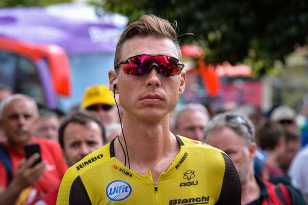 Tony Martin GER Team Jumbo Visma concentrated shortly before the start of the 3 stage of 74 Vuelta a Espana 2019 landscape landscape horizontal Event 74 Spain Tour Vuelta a Espana 3 stage Stage 3 Ciudad del Juguete to to Alicante 188 0 km Place Alicante Place Alicante Region Alicante Spain Spain Espana Europe Date Date 26 08 2019 Stiehl Photography