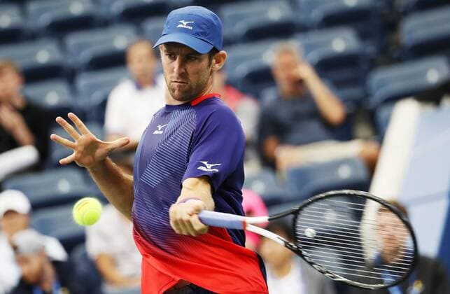 TENNIS - ATP, Tennis Herren US Open 2019 NEW YORK CITY,NEW YORK,USA,28.AUG.19 - TENNIS - ATP World Tour, US Open, Grand Slam, Flushing Meadows. Image shows Bradley Kahn (USA). GEPAxpictures xMatthiasxHauer